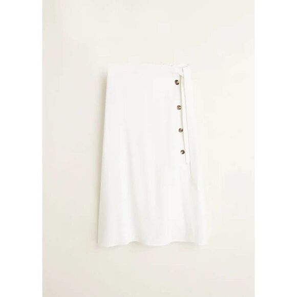 Mango Buttoned Midi Skirt New - Picture 6 of 6
